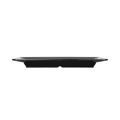 Melamine Rectangular Plate - Black