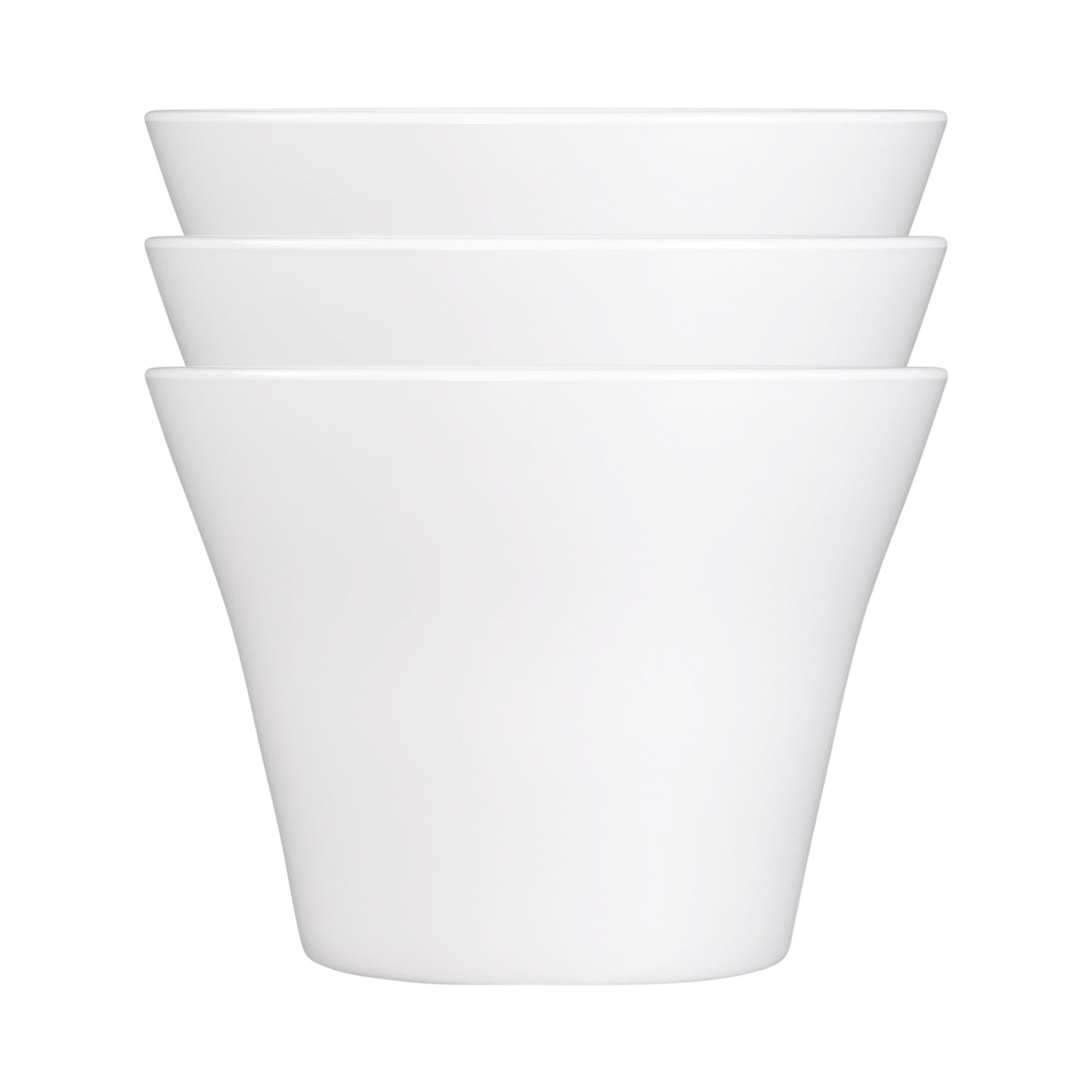 Melamine Medium Crock - White