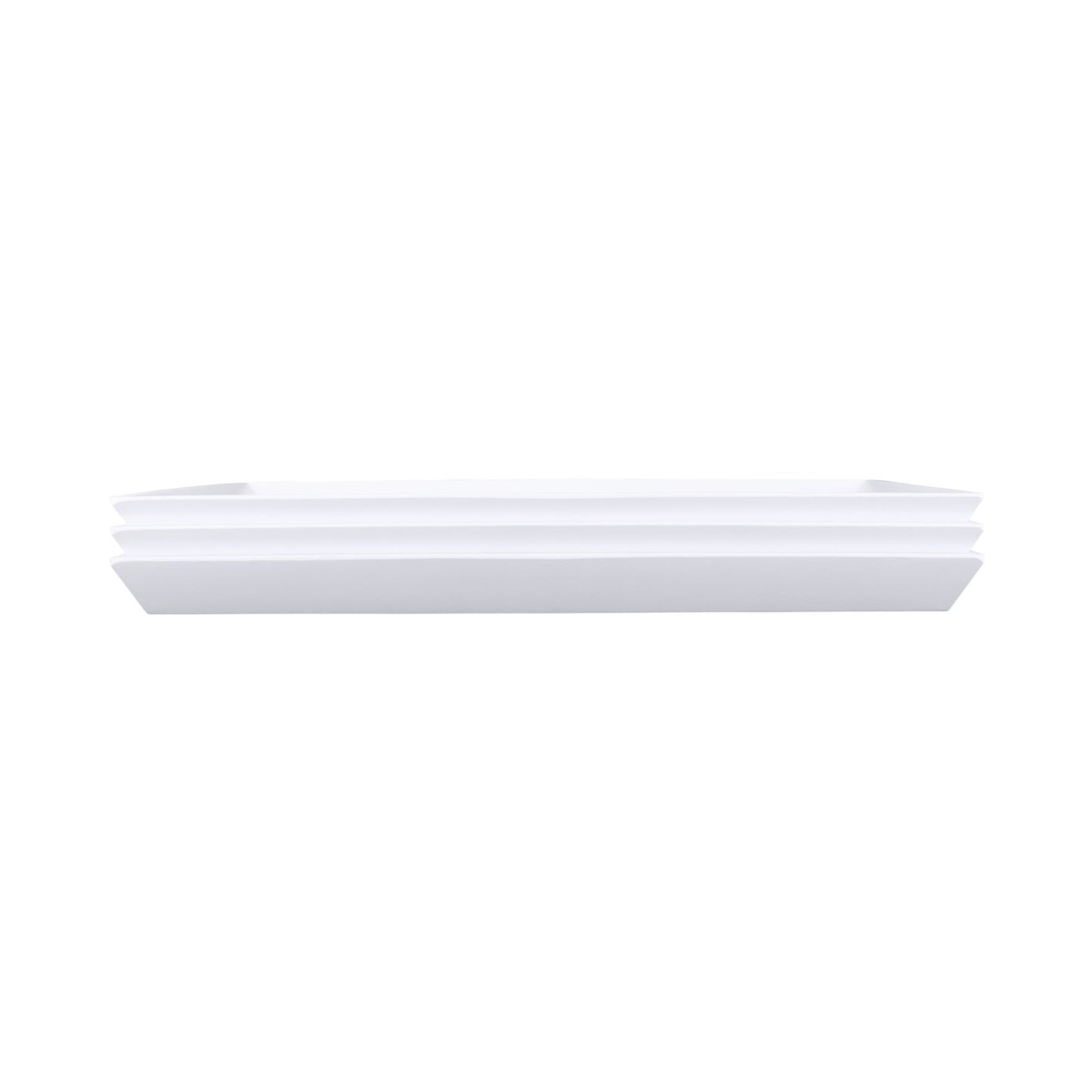 Melamine Rectangular Tray - White