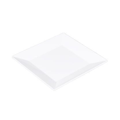 Melamine Square Plate - White