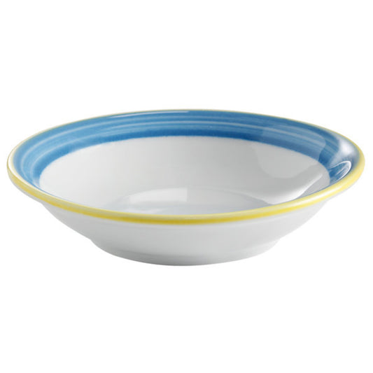 4 oz. Blue Porcelain Monkey Dish, 4 1/2" Dia., Corona Calypso (12 Pack)