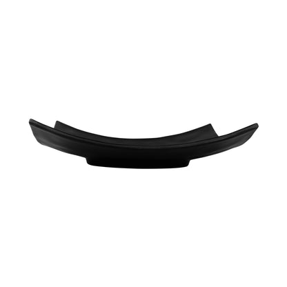 Melamine Square Shallow Plate - Black
