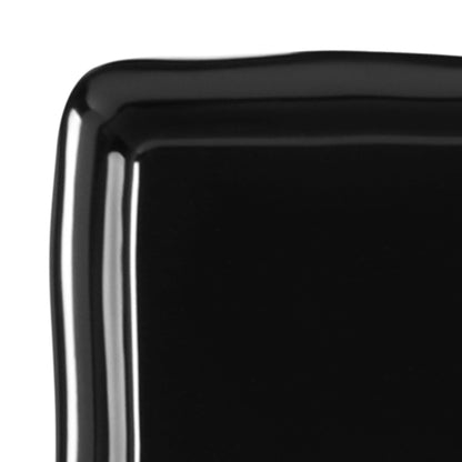 Melamine Rectangular Organic Tray - Black