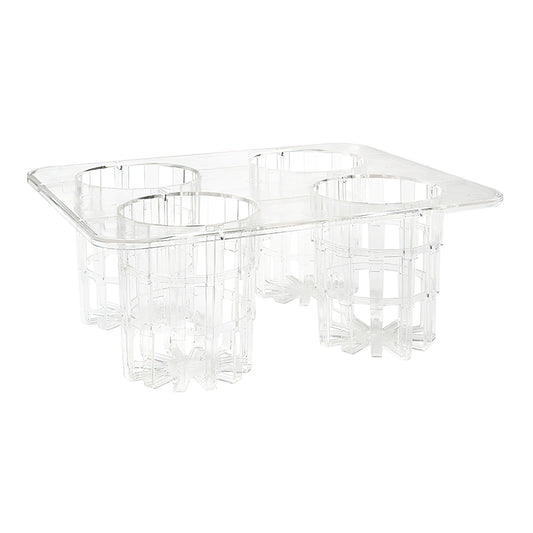 Rack w/4 Slots for Salad Dressing Bottles