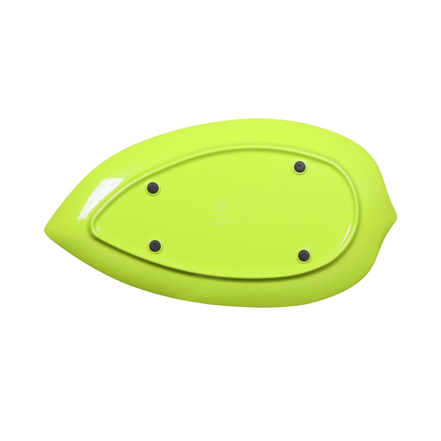 Melamine Large Leaf Platter - Design Green