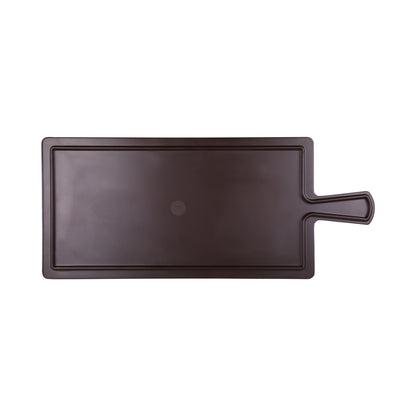 Melamine Rectangular Serving Board - Hickory Wood