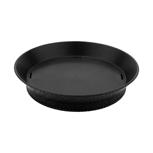 10.5" Round Basket with Base and Slots for Drainage