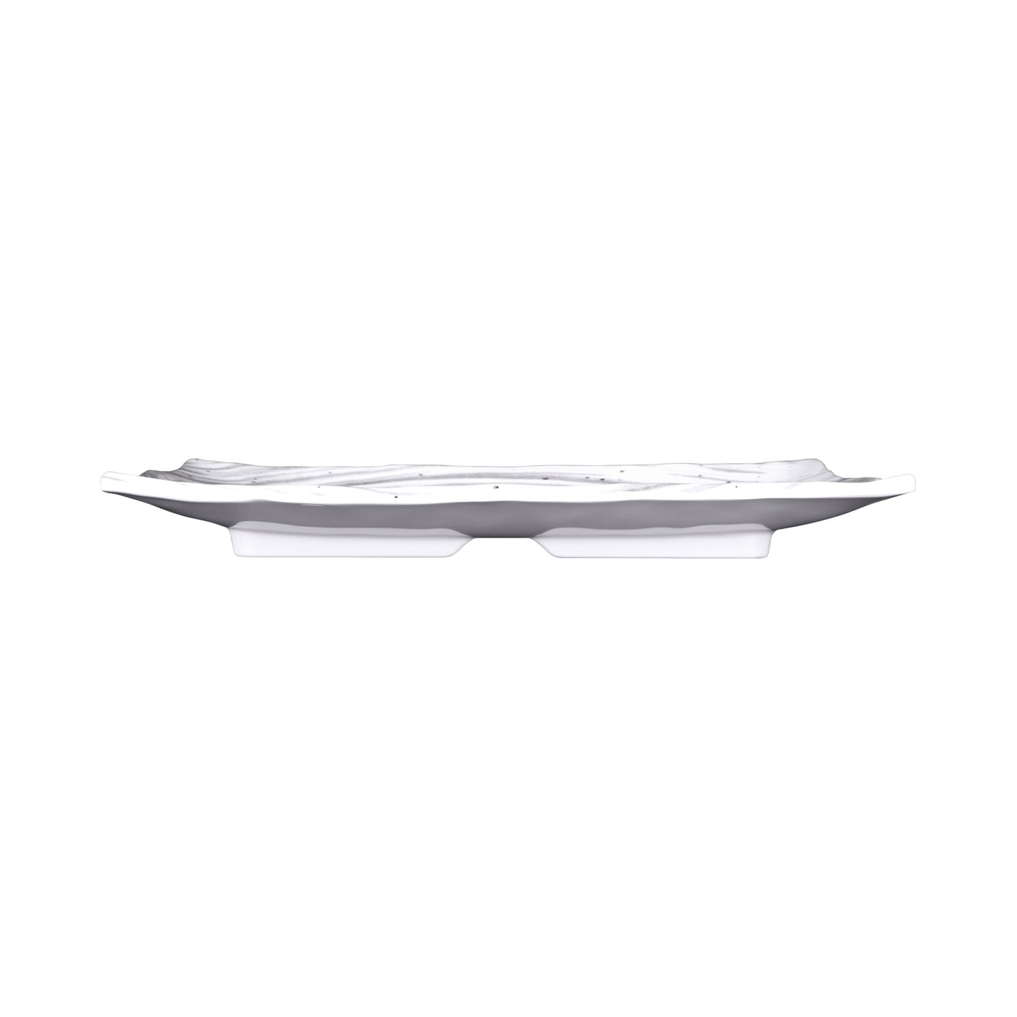 Melamine Rectangular Plate - Black Design
