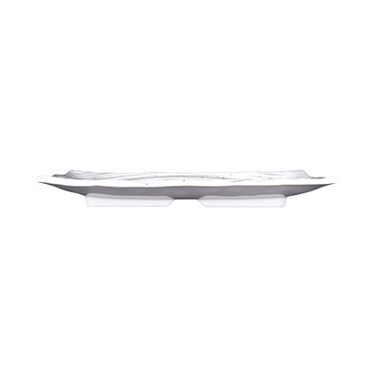 Melamine Rectangular Plate - Black Design