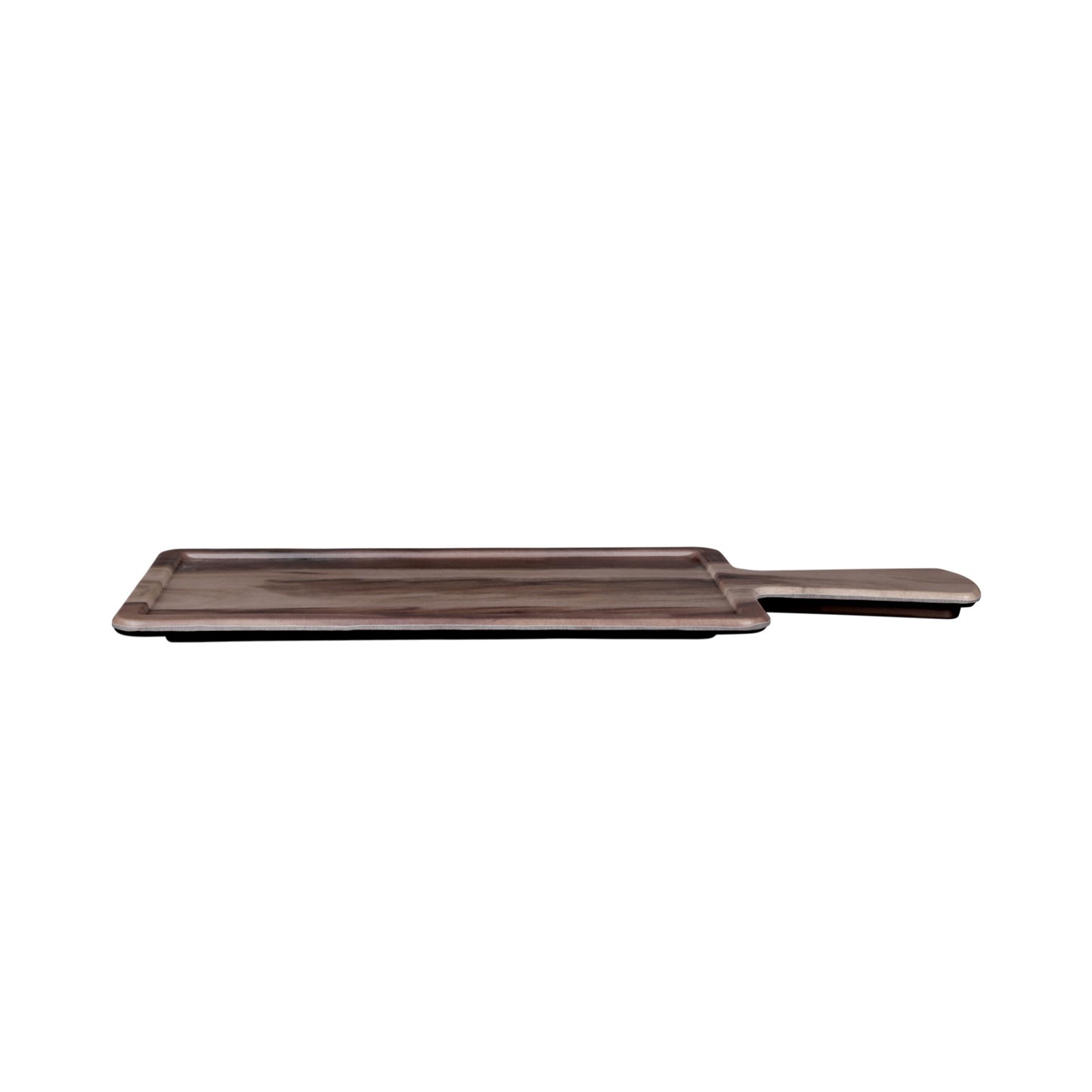 Melamine Rectangular Serving Board - Hickory Wood