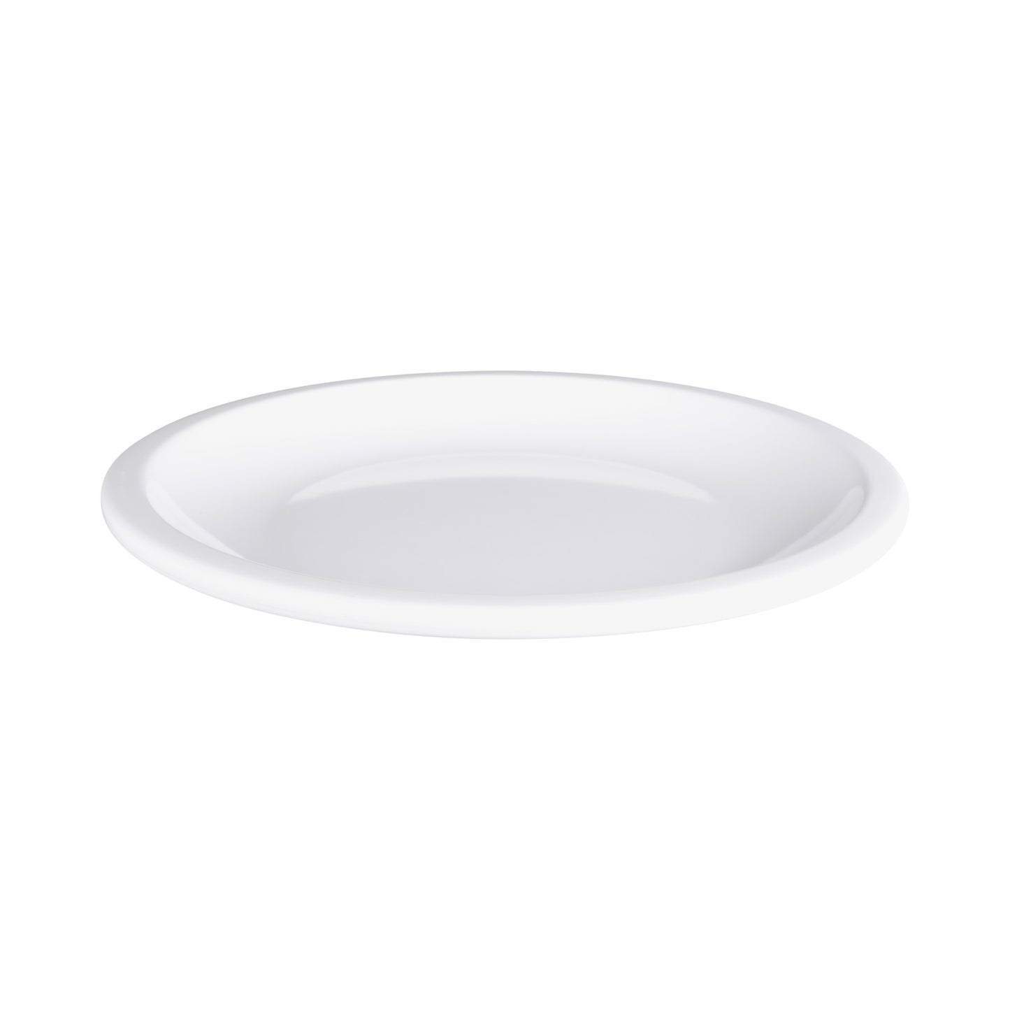 Melamine Round Coupe Platter - White