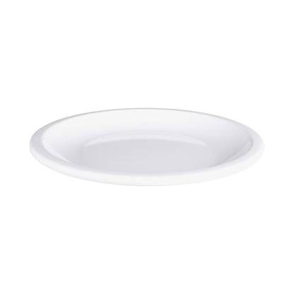 Melamine Round Coupe Platter - White