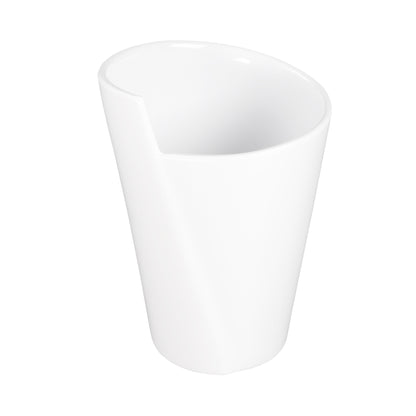 Melamine Large Spiral Crock - White