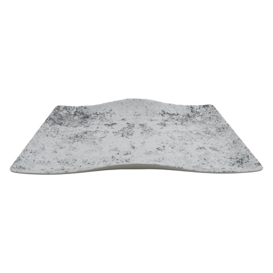 14.5" endure pebble rectangle buffet melamine platter (small), 14.5"L x 10.2"W x 1.38"W, GET, cheforward