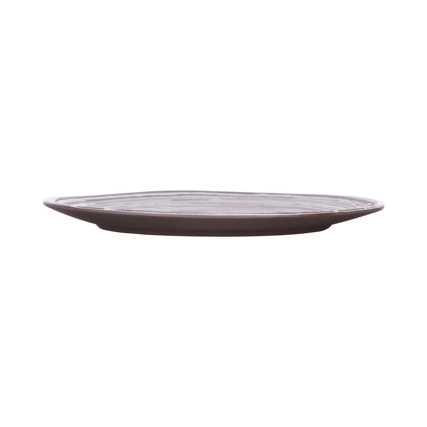 Melamine Round Plate - Stardust White