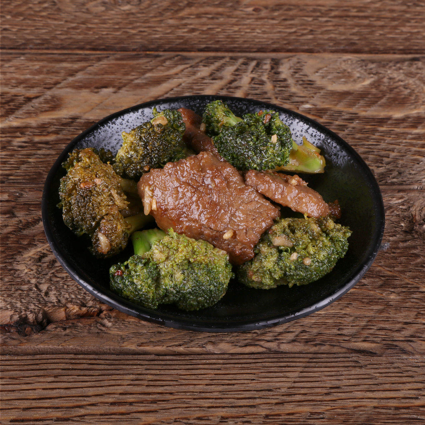 Melamine Round Plate - Black
