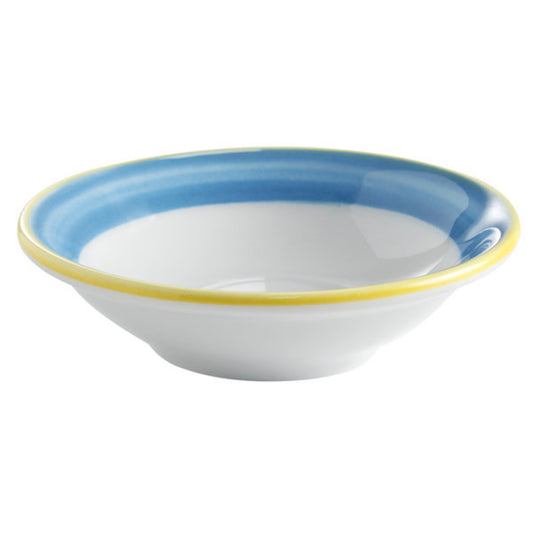 10 oz. Blue Porcelain Grapefruit Bowl, 6 1/2" Dia., Corona Calypso (Stocked) (12 Pack)