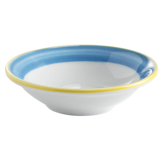 10 oz. Blue Porcelain Grapefruit Bowl, 6 1/2" Dia., Corona Calypso (12 Pack)