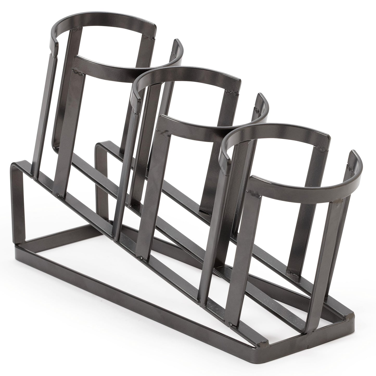 11.25" x 4" 3-Tier Angled Wire Lid / Cup Organizer