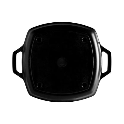 Melamine Faux Cast Iron Skillet - Black