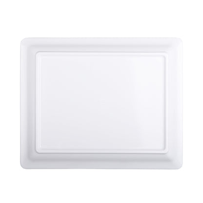 Melamine Rectangular Serving Platter - White