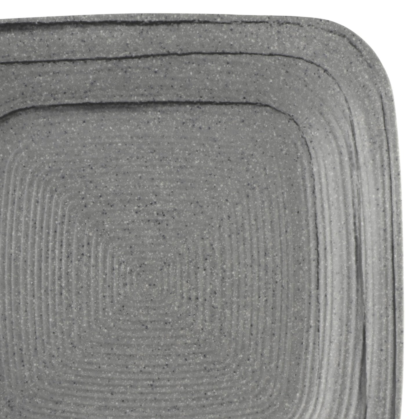 Melamine Irregular Square Plate - Granite Stone Design