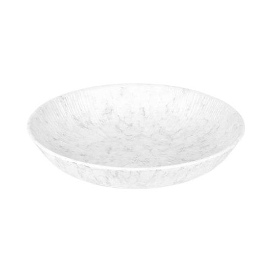 Melamine Round Coupe Bowl - Gray Marble