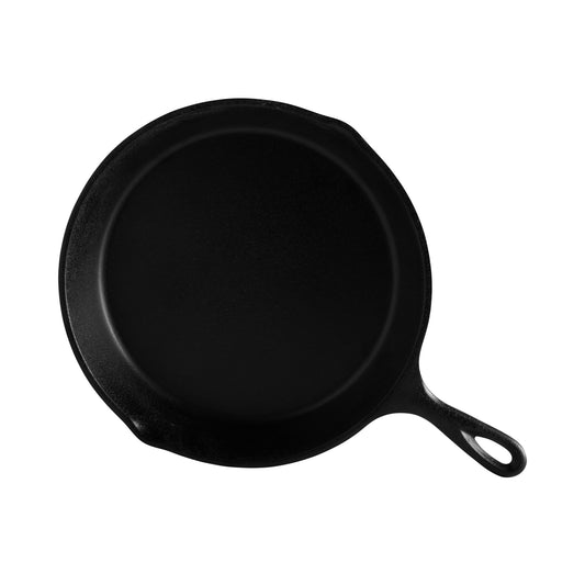 Melamine Faux Cast Iron Fry Pan - Black