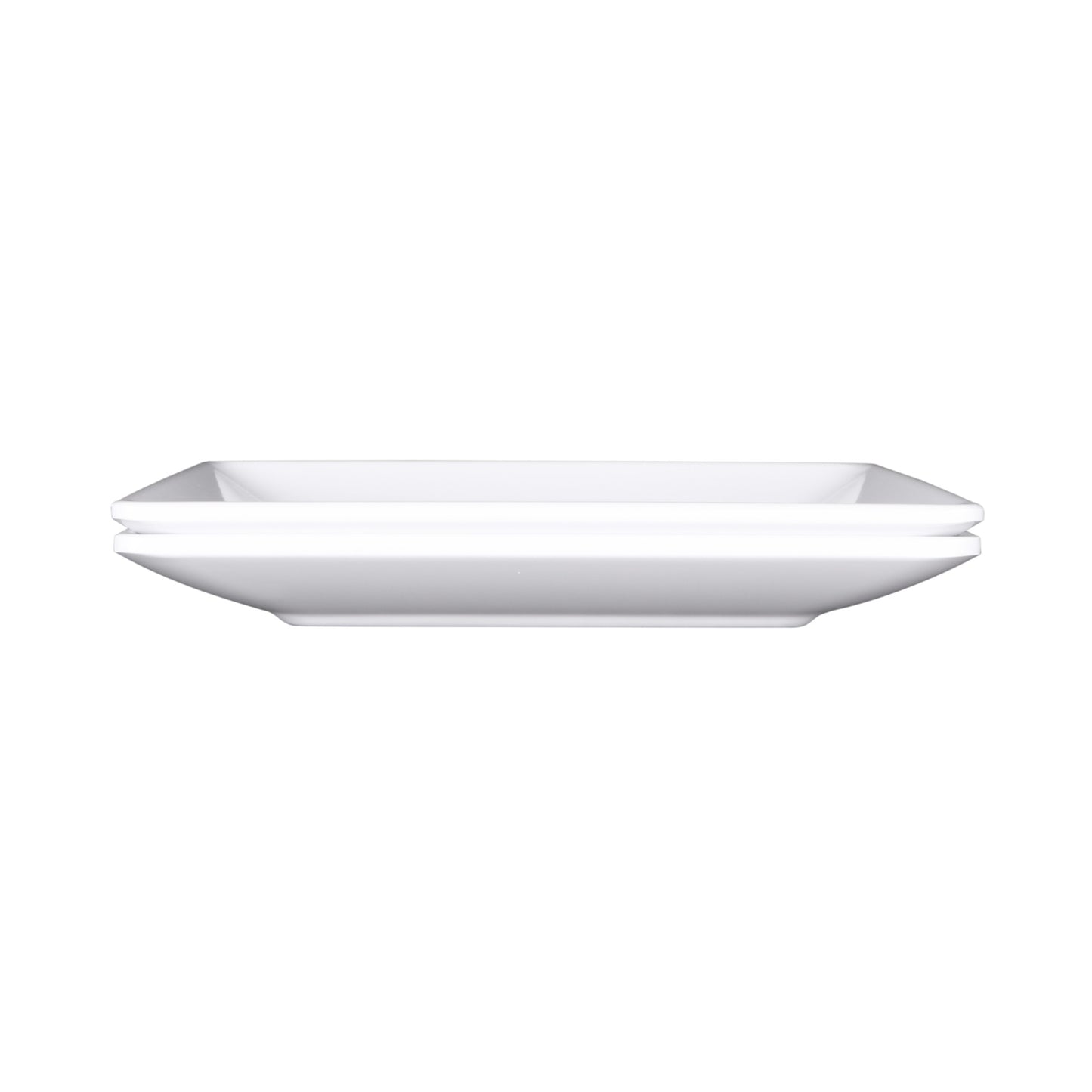 Melamine Square Plate - White