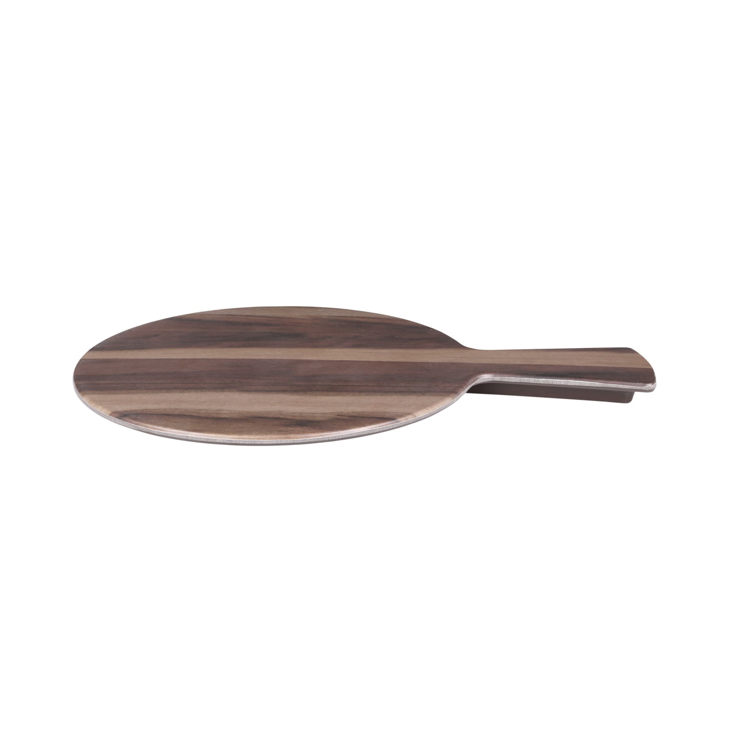 Melamine Round Serving Board - Bamboo
