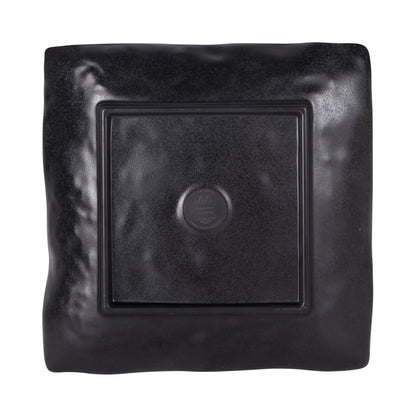 Melamine Square Plate - Coal