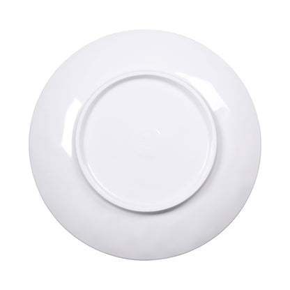 Melamine Round Plate - Navy Design
