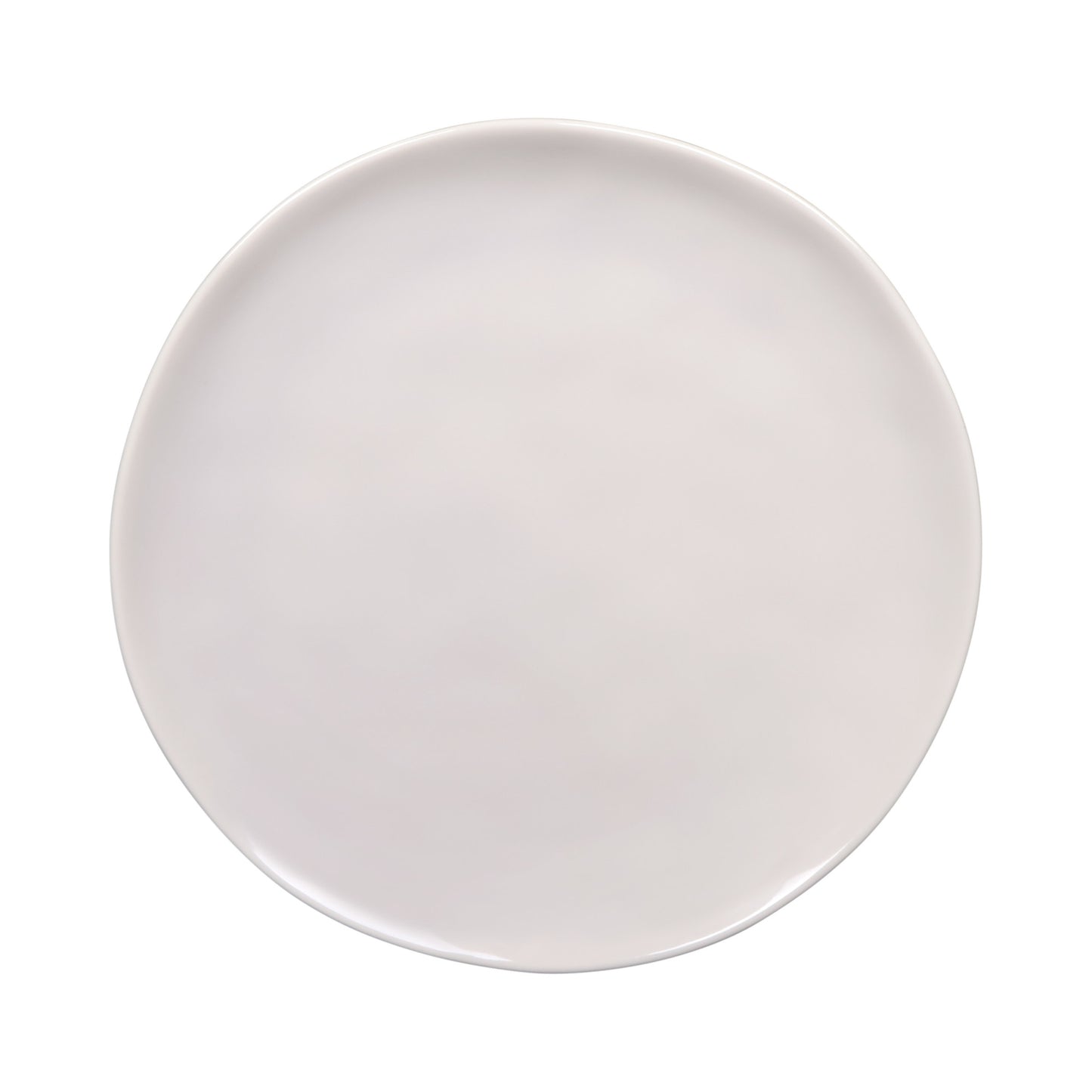 Melamine Round Plate - Cream Glaze