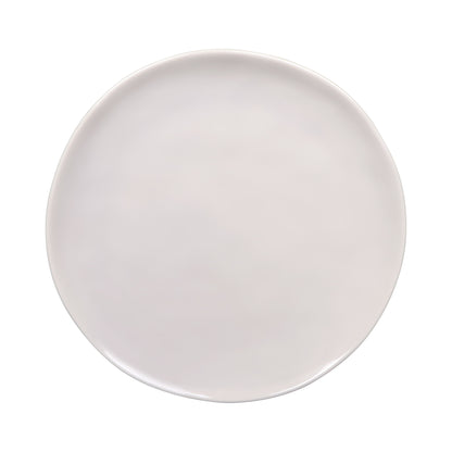 Melamine Round Plate - Cream Glaze