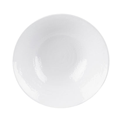 Melamine Bowl - White Matte Finish Outside/White Gloss Finish Inside