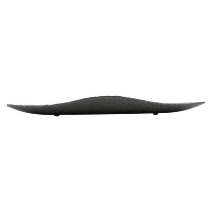 17.3" infuse stone grey rectangle melamine platter (medium), 17.3"L x 12.2"W x 1.8"H, GET, cheforward