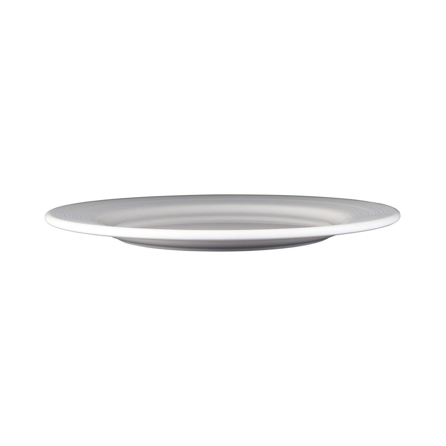 Melamine Round Plate - Cream Glaze