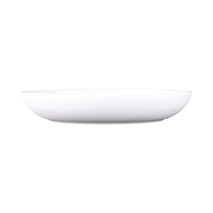Melamine Deep Oval Plate - Off White