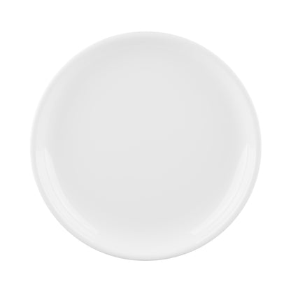 Melamine Round Coupe Plate - White