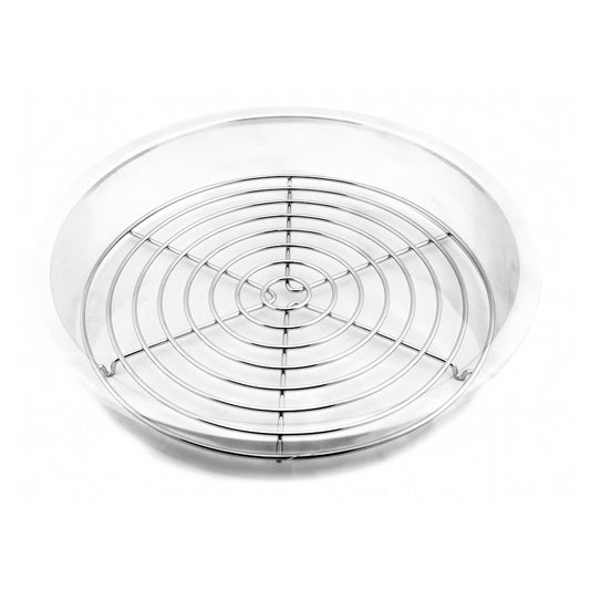 12.5" Full Circle Chrome Wire Grate, 0.75" Tall