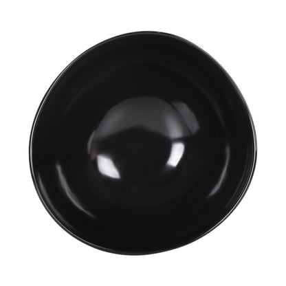 Melamine Almost Oval Bowl - Black