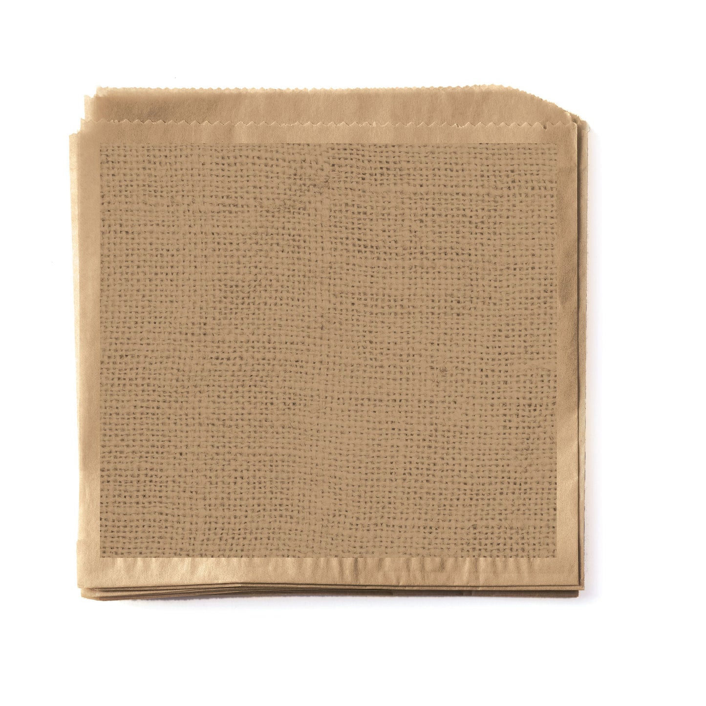7" x 7" Food-Safe Double-Open Bag / Wire Cone Basket Liner
