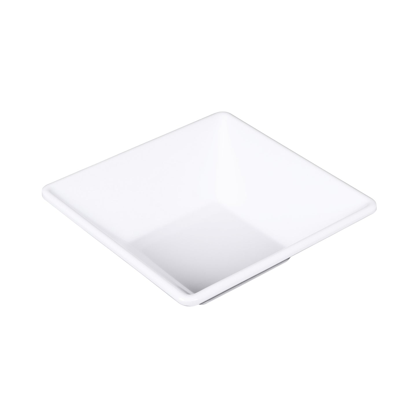 Melamine Square Bowl - White