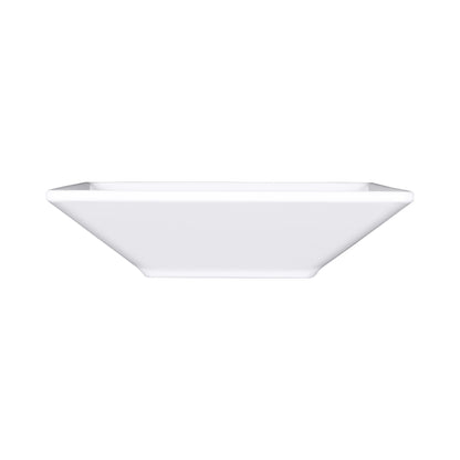 Melamine Square Bowl - White
