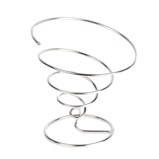 Metal Spiral Cone French Fry Holder