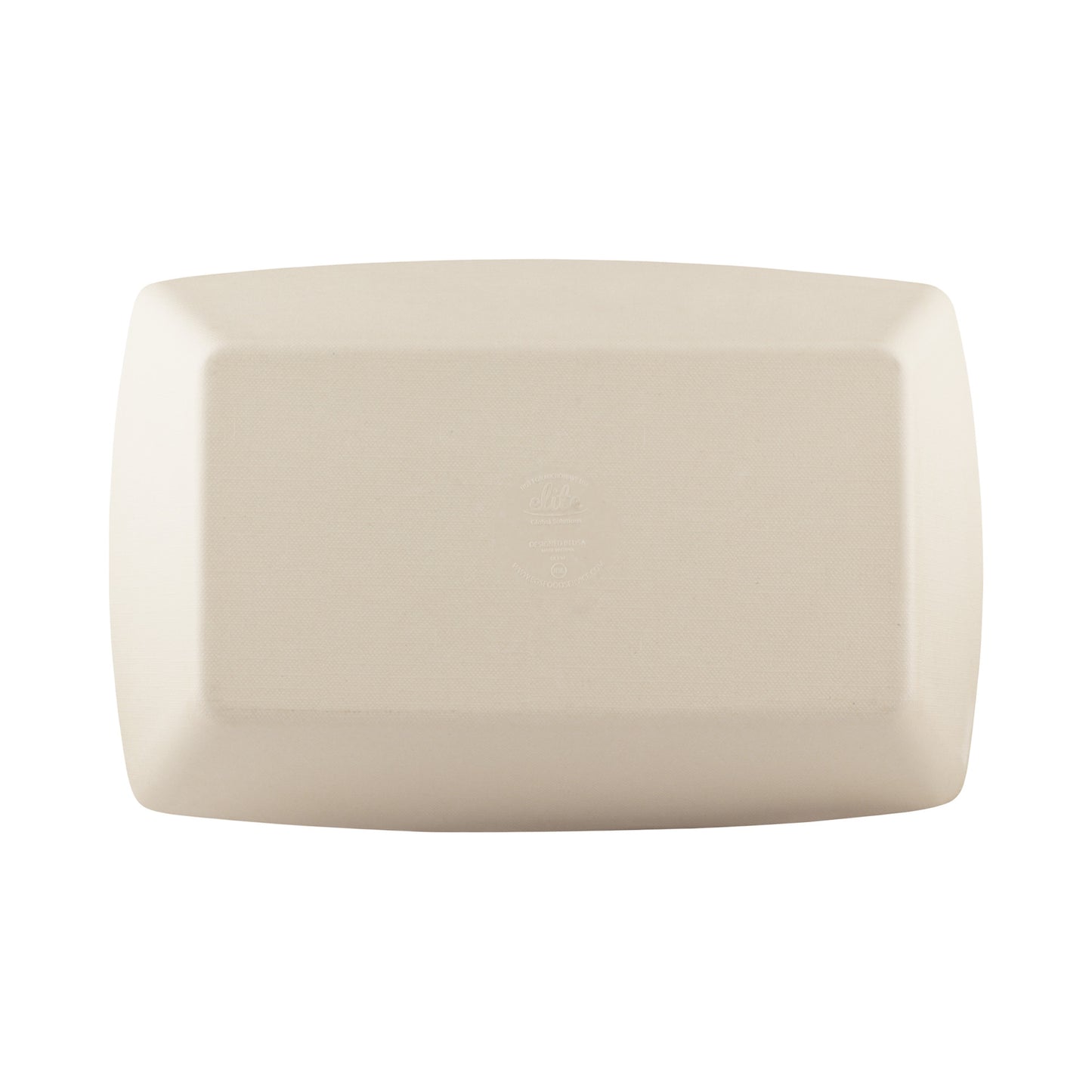 Melamine Rectangular Bowl - Papyrus