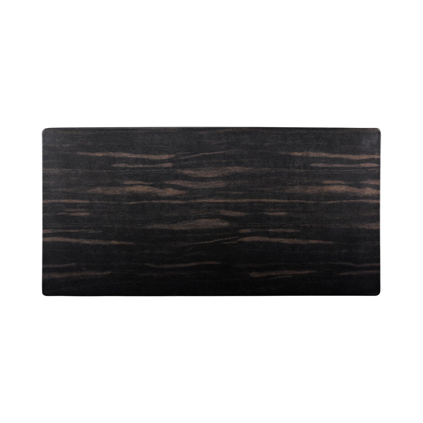 Melamine Rectangular Faux Wood - Zebrawood
