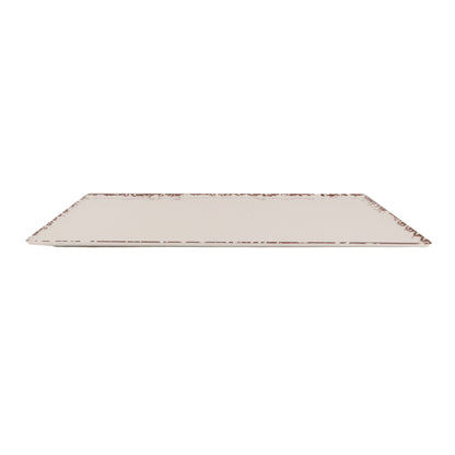 21" x 12.75" Melamine Rectangular Platter, Full Size, GN 1/1, G.E.T. Tuscan
