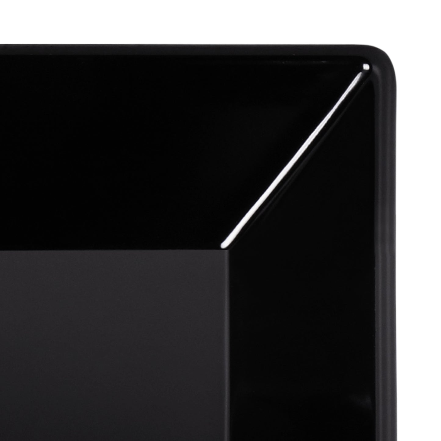 Melamine Square Bowl - Black