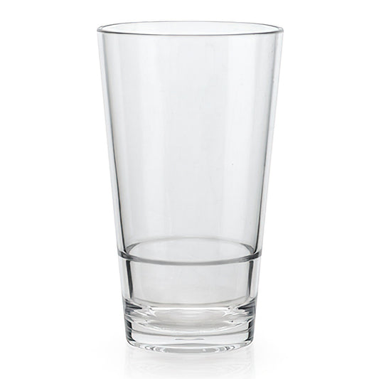 20 oz. (21 oz. rim-full), 3.4" Stackable Glass, 6.6" Tall (12 Pack)
